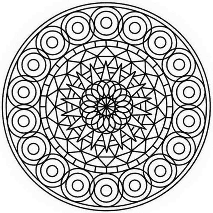 Mandalas Abstraits 49